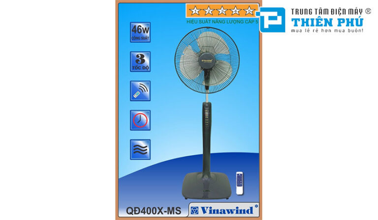 Quạt cây Vinawind QĐ400X-MS đang là giải pháp làm mát toàn diện cho mỗi gia đình