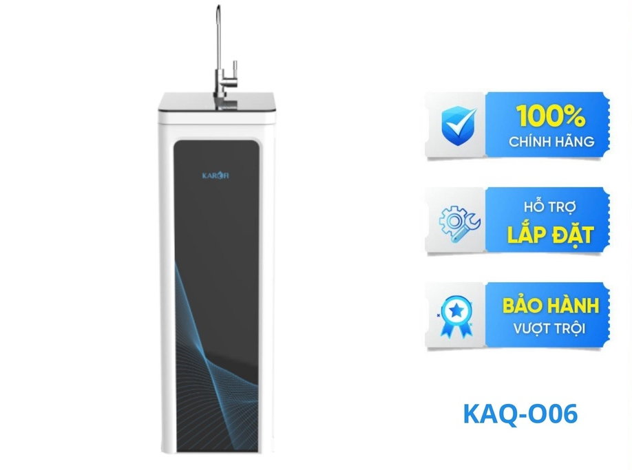 Thiết kế máy Karofi KAQ-O06 rất đẹp và sang trọng