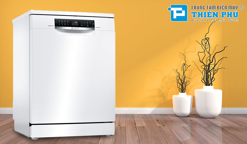 Máy Rửa Bát Bosch SMS68PW01E 12 Bộ Serie 6 sản phẩm hot nhất hè 2022