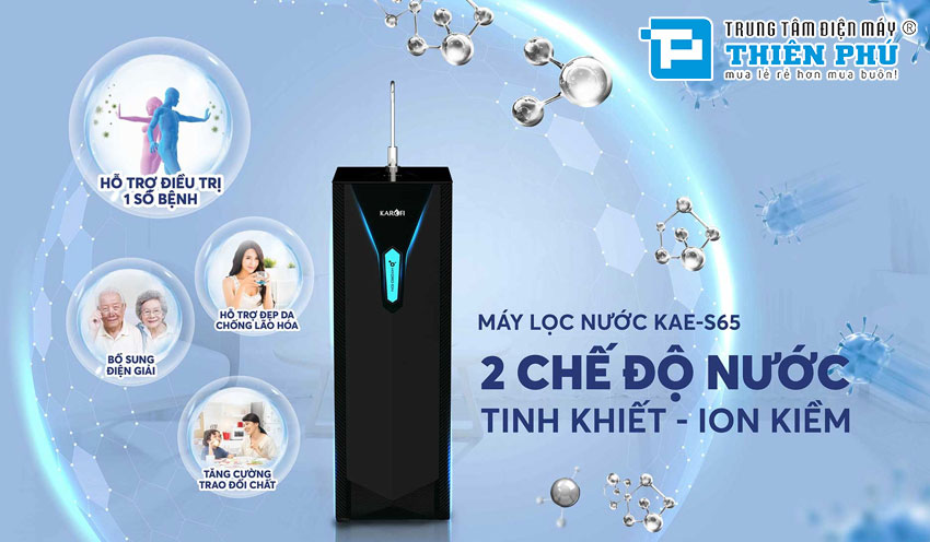 Máy Lọc Nước Karofi Hydro-Ion KAE-S65 11 lõi 