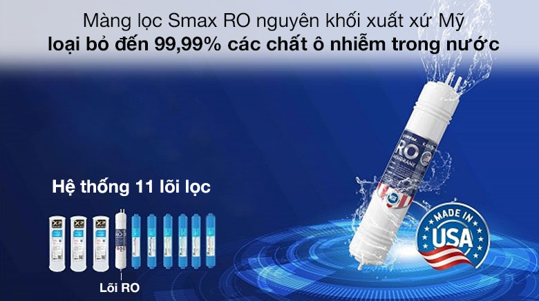 Máy lọc nước Karofi 11 lõi cao cấp- Phù hợp với mọi hộ gia đình