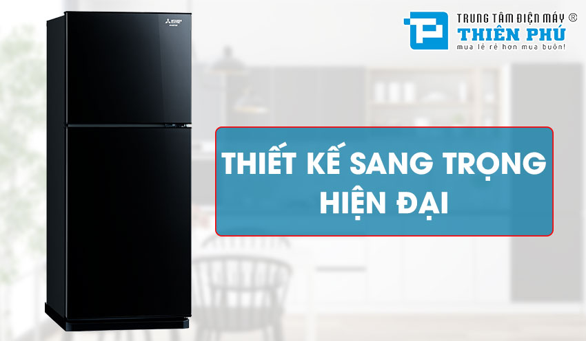 Tủ Lạnh Mitsubishi Electric Inverter 2 Cánh 217 Lít MR-FC25EP-OB-V