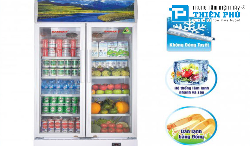 Ưu điểm- nhược điểm của dòng tủ mát Sanaky 400 lít VH-6009HP