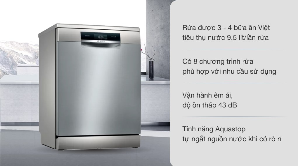 Máy rửa bát Bosch SMS88TI03E có phải là sự lựa chọn tốt? - Thienphu