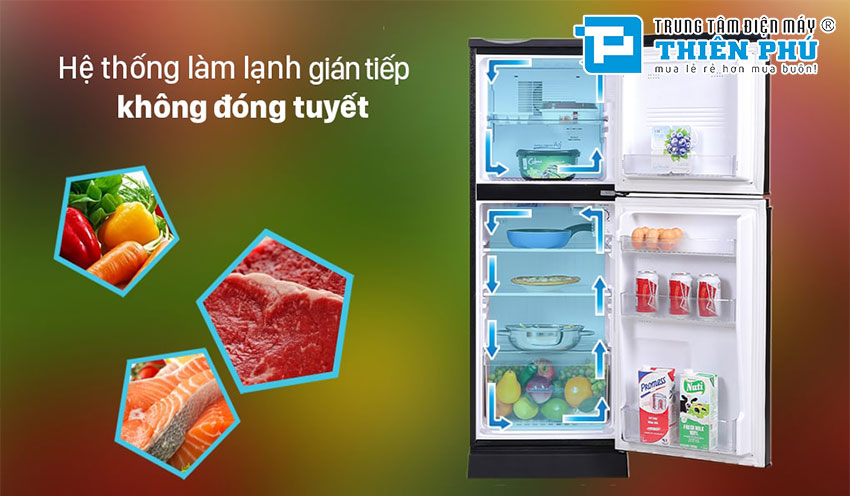 Tủ Lạnh Aqua 130 Lít AQR-T150FA(BS)