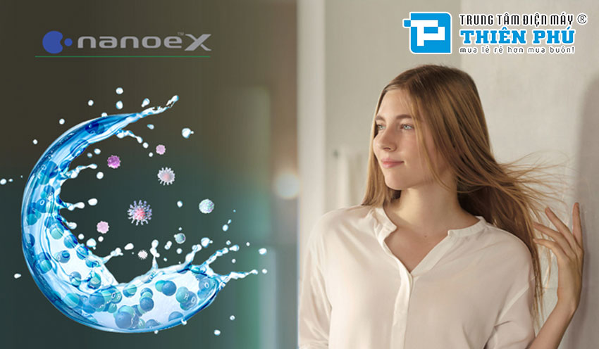 Lọc không khí chủ động với hệ thống nanoe™ X trên điều hòa Panasonic XPU18XKH-8