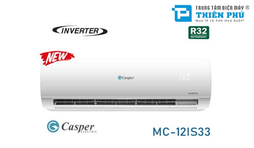 Đánh giá khả năng làm lạnh và tiết kiệm điện của điều hòa Casper 12000btu MC-12IS33