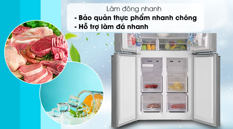 3 mẫu tủ lạnh 4 cánh là sự lựa chọn xác đánh cho mọi nhà