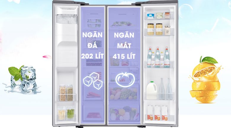Tủ lạnh Samsung RS62R5001M9/SV - Sự lựa chọn thông minh cho mọi gia đình