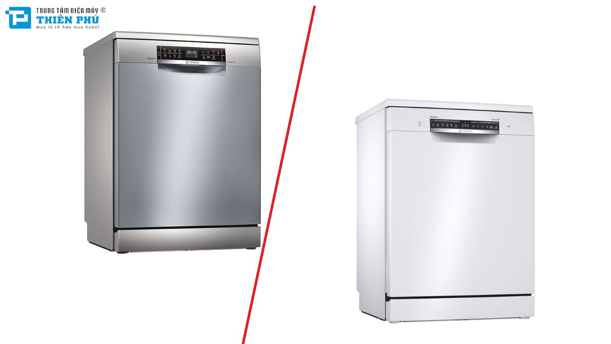 Tại sao giá máy rửa bát Bosch SMS6ECI93E lại rẻ hơn Bosch SMS6ZW00E 5 triệu đồng?