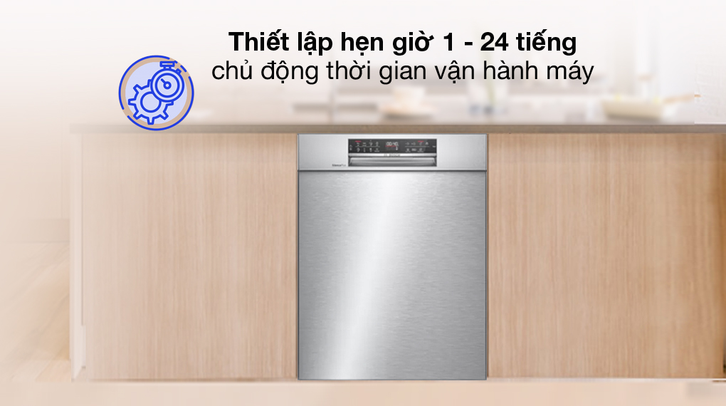 Máy Rửa Bát Bosch SMU6ECS57E Serie 6, có đáp ứng tốt gia đình 8 thành viên không?