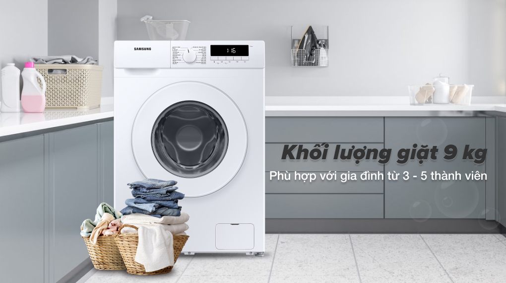 Loạt máy giặt Samsung 9kg đáng mua cho nhà có 5 người