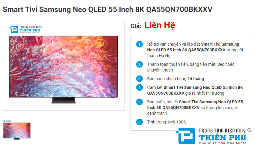 Smart tivi Samsung Neo QLED 8K 2022 - vẻ đẹp từ sự đơn giản