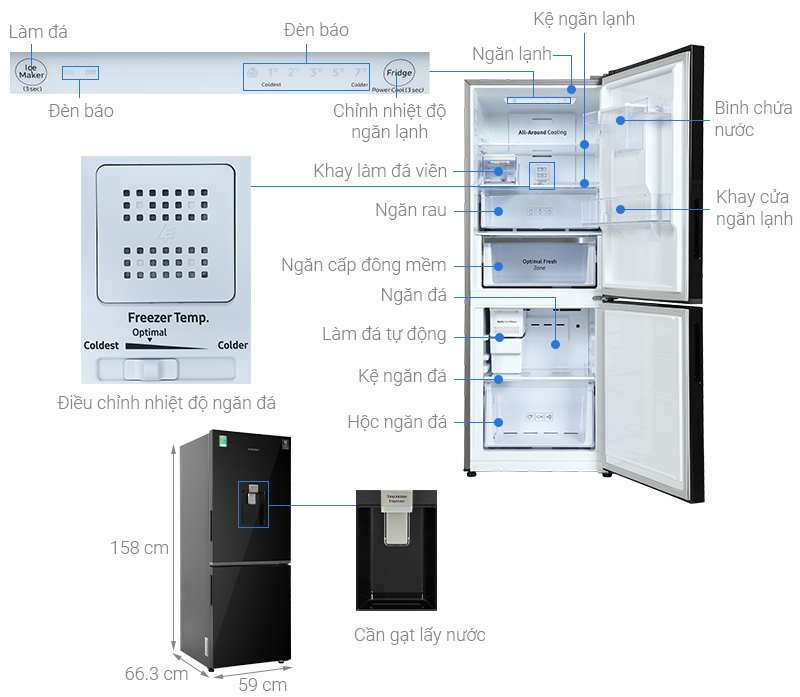 Tủ lạnh Samsung RB30N4190BU/SV - Lựa chọn thật tuyệt cho gia đình dưới 4 người
