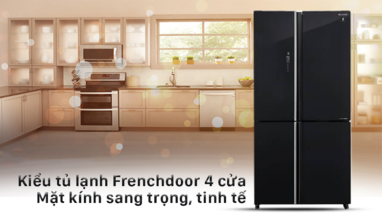 Tủ lạnh Sharp SJ-FXP600VG-BK 4 cánh để lại ấn tượng mạnh trước người dùng