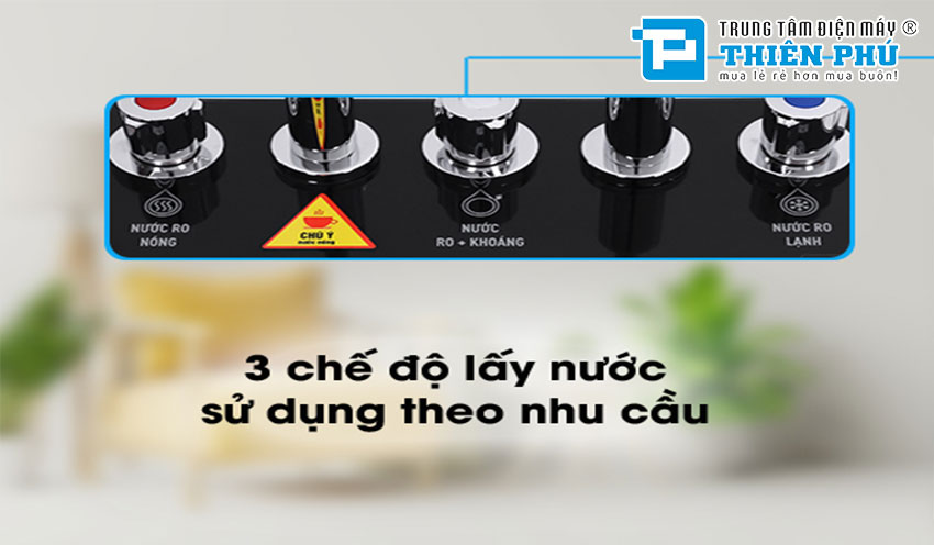 Máy lọc nước Karofi 9lõi Livotec 612- 1 thiết bị 3 chế độ lấy nước