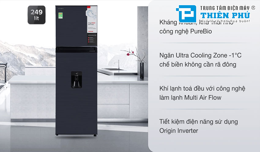 Top 3 tủ lạnh Toshiba Inverter được người tiêu dùng yêu thích nhất