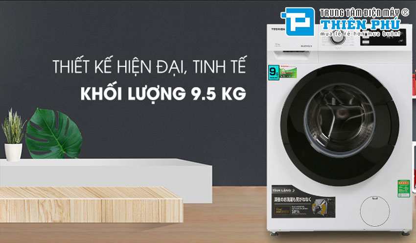 Khám phá chiếc máy giặt Toshiba 9.5kg TW-BK105S2V(WS) có gì nổi bật?