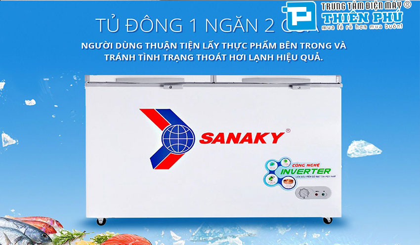 Tủ đông Sanaky 300L VH-4099A3 chảy nước nguyên nhân do đâu và cách khắc phục