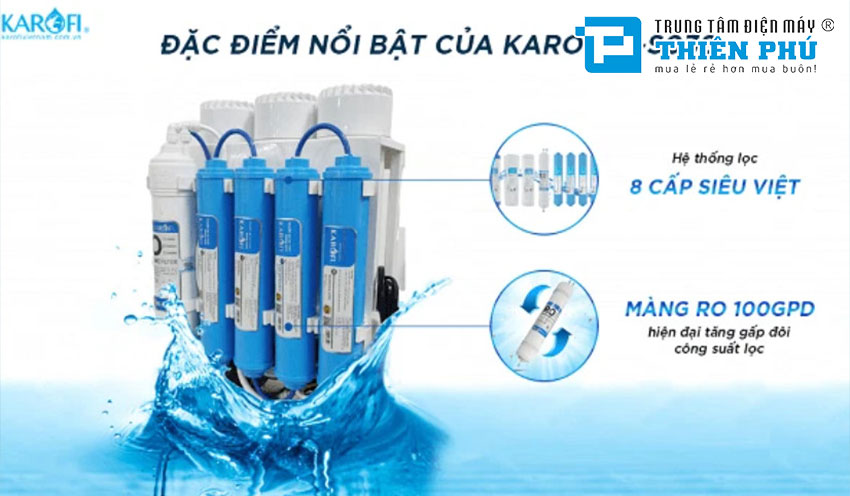 Máy lọc nước Karofi 8 lõi có giá bao nhiêu? Loại nào tốt và nên mua?
