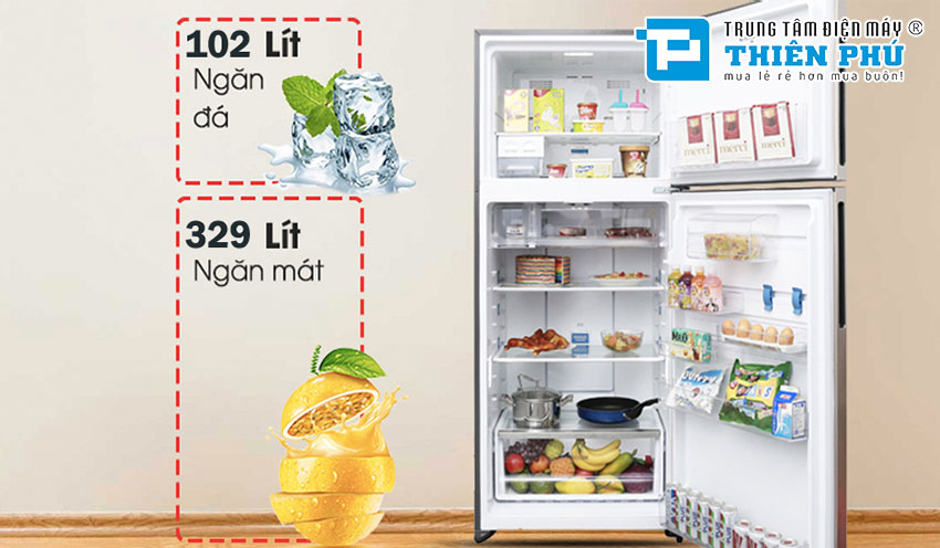 Tủ lạnh Electrolux Inverter ETB4600B-G phù hợp cho gia đình mấy thành viên 