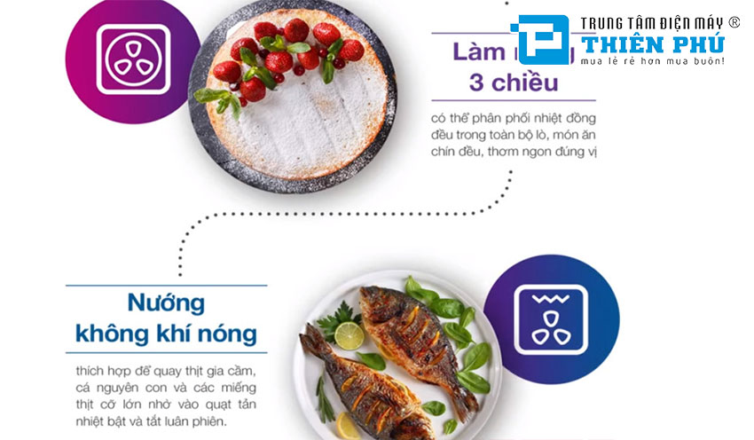 Những chế độ nấu nướng nên biết khi sử dụng lò nướng Bosch 66L HBF113BR0A
