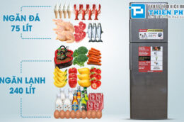 Tủ lạnh Sharp SJ-X346E-SL ngăn đông mềm giá rẻ nhất thị trường