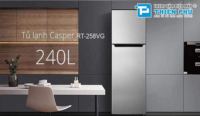 So sánh hai dòng tủ lạnh Casper giá rẻ RT-258VG và RB-365VB 2 cánh