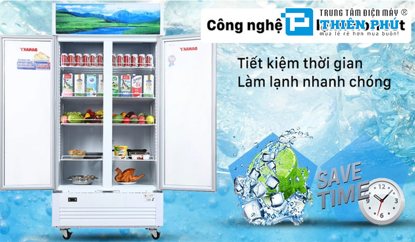 Tủ mát Sanaky 2 cánh được khách hàng yêu thích nhất trong thời gian gần đây
