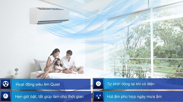 Điểm qua 5 tính năng hiệu quả nhất trên điều hòa Đaikin inverter FTKB35WAVMV năm 2022 
