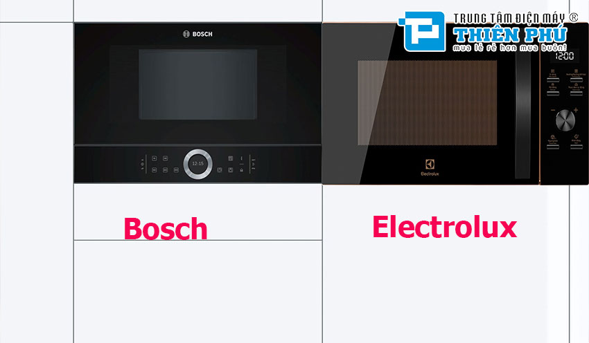 Nên mua lò vi sóng Electrolux EMG25D59EB hay lò vi sóng Bosch BFL634GB1B thì phù hợp 