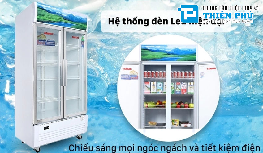 Tủ mát Sanaky 2 cánh VH-1209HP có điểm gì đặc biệt thu hút người dùng?