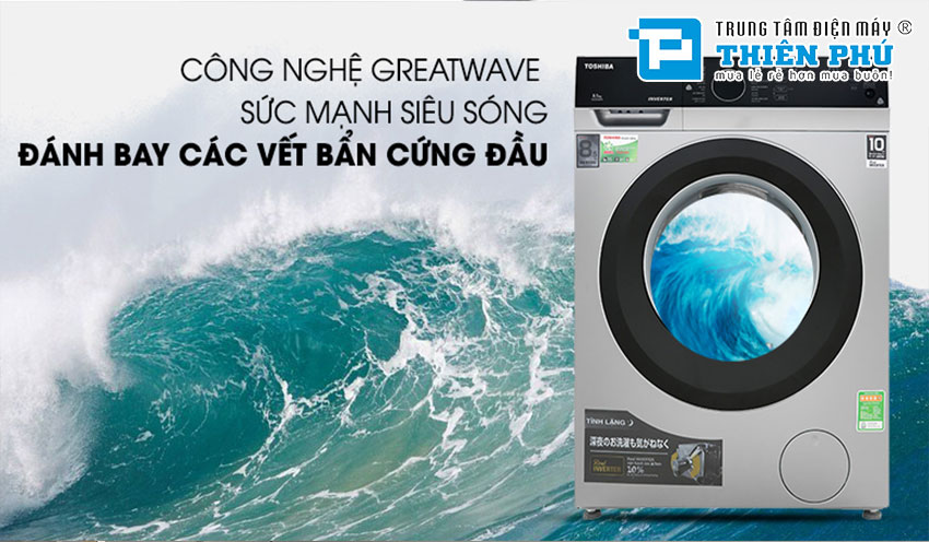 Máy giặt Toshiba TW-BK95S3V(SK) sự đẳng cấp cho không gian nội thất 