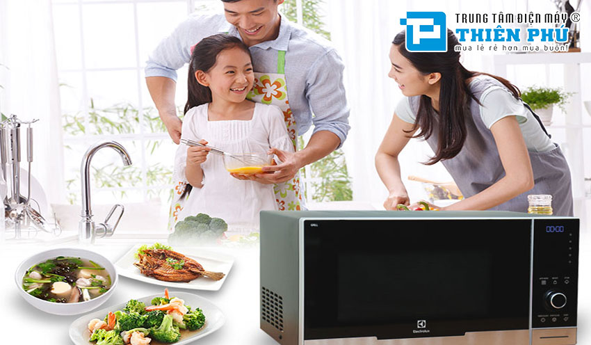 Lò vi sóng Electrolux EMS3085X- Thiết bị nhà bếp đa năng cho gia đình. 