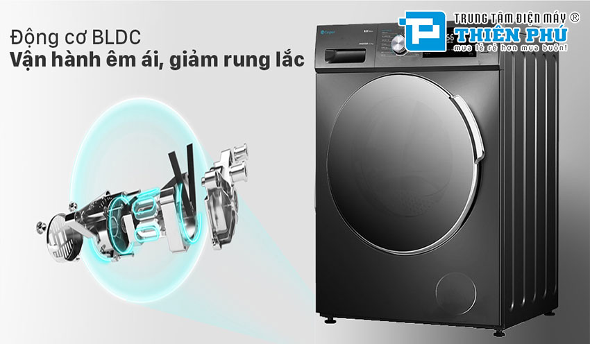 Những điểm nổi bật khiến máy giặt Casper WF-125I140BGB thu hút khách hàng