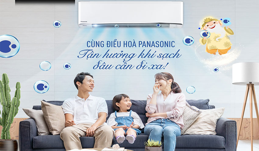 "Lá chắn vô hình" Nanoe-G bảo vệ sức khỏe cùng điều hòa Panasonic CU/CS-YZ18XKH-8