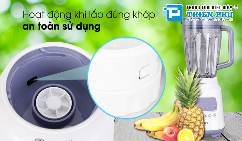 Máy Xay Sinh Tố Philips 1,5 Lít HR2221/00