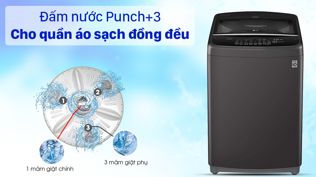Những lý do khiến bạn nên mua máy giặt LG inverter T2555VSAB 15,5kg