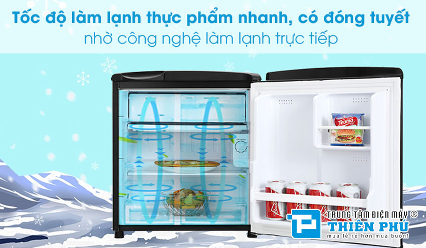 Tủ Lạnh Aqua AQR-D59FA(BS) 50 Lít