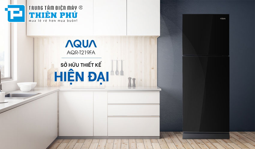 Tủ Lạnh Aqua Inverter AQR-T219FA(PB) 186 Lít