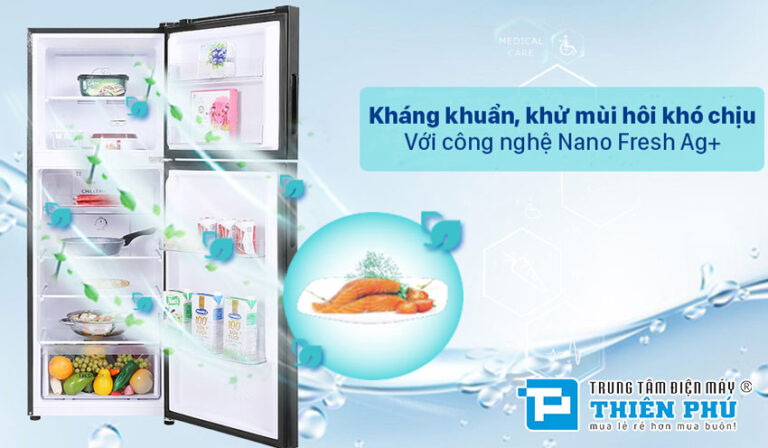 Tủ lạnh Aqua inverter AQR-T259FA(FB) giải pháp lưu trữ thực phẩm tiết kiệm điện năng cho mọi gia đình