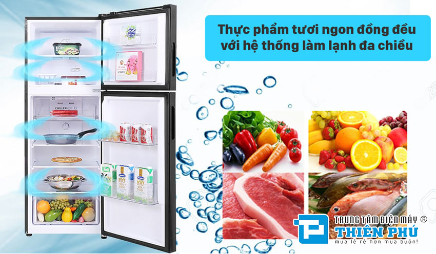 Tủ Lạnh Aqua Inverter AQR-T259FA(FB) 245 Lít