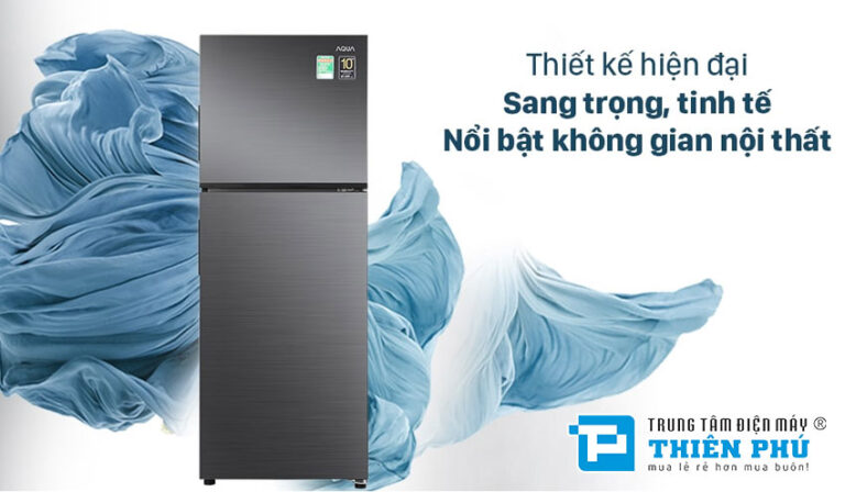 Tủ lạnh Aqua inverter AQR-T239FA(HB) tiết kiệm điện, thiết kế tinh tế cho mọi không gian sống
