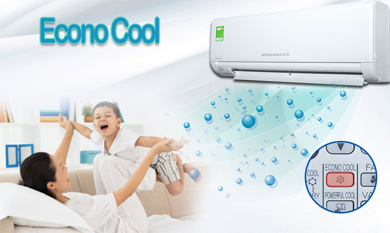 Chế độ Econo Cool trên điều hòa Đaikin 9000btu FTKB25WAVMV là gì? Có tác dụng như thế nào?