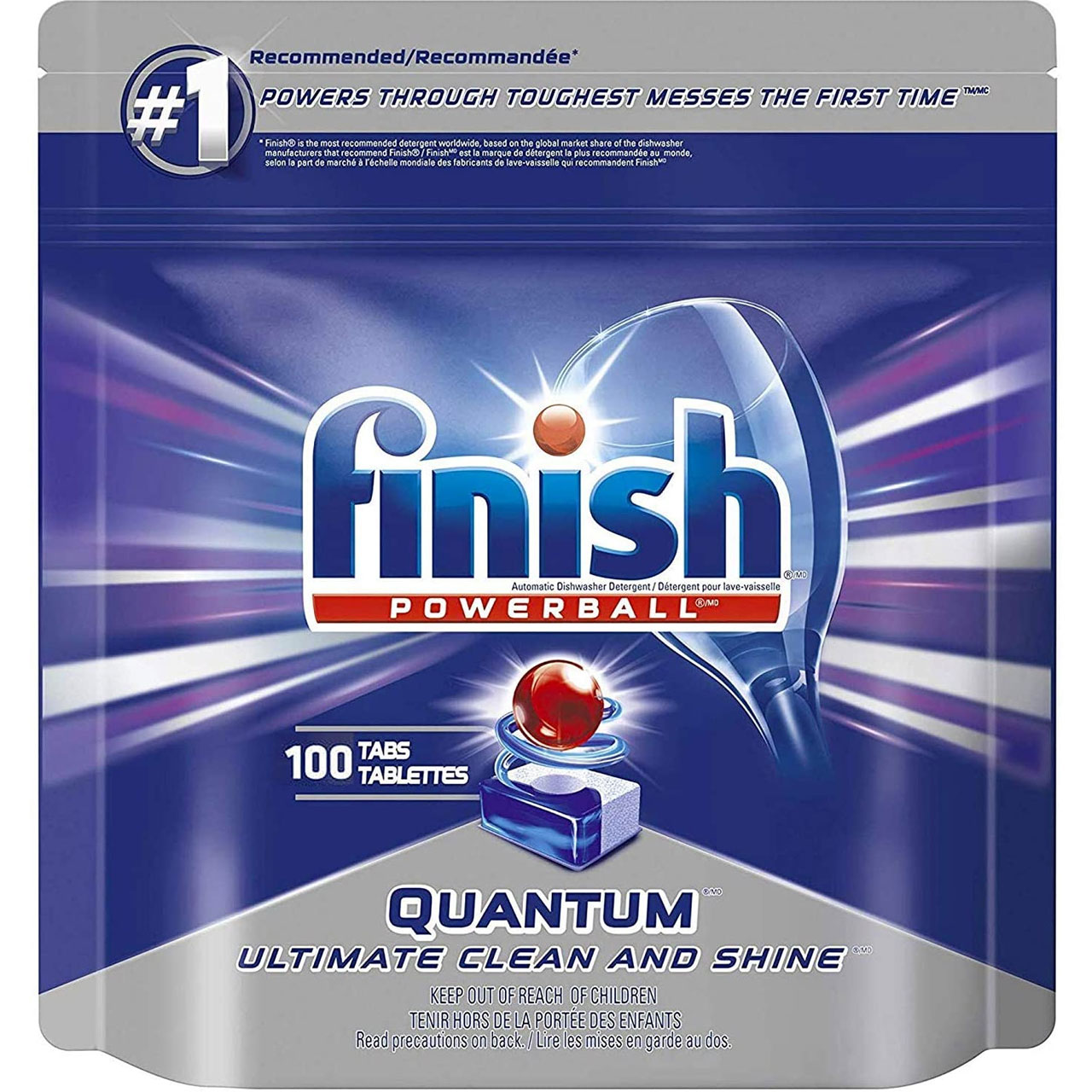 Viên Rửa Bát Finish Quantum Max 100 Viên/Hộp 12 Chức Năng giá rẻ nhất