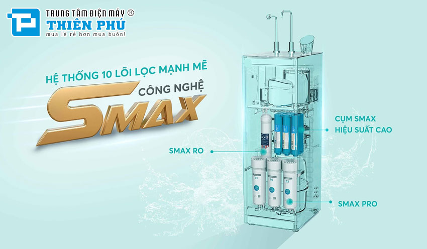 Máy Lọc Nước Nóng Lạnh Karofi KAD-N91 10 Lõi