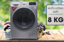 Máy giặt LG 8kg loại nào chất lượng tốt nên mua cho gia đình?