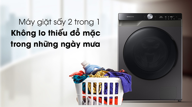 máy giặt sấy Samsung WD11T734DBX/SV