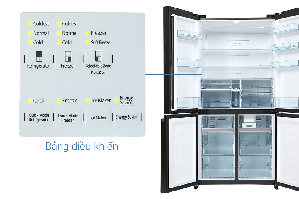 Những tính năng đáng chú ý có ở tủ lạnh Hitachi 4 cánh R-WB640VGV0(GBK)
