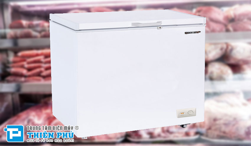 Tủ Đông Sharp FJ-C251V-WH 1 Ngăn Đông 251 Lít